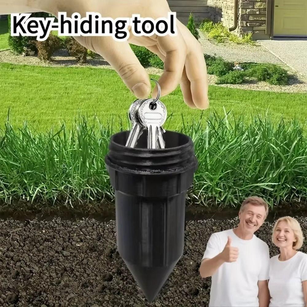 Key Safe Garden Key Concealer Plastic Key Hider Safe Box Outdoor Security Lockbox Garage