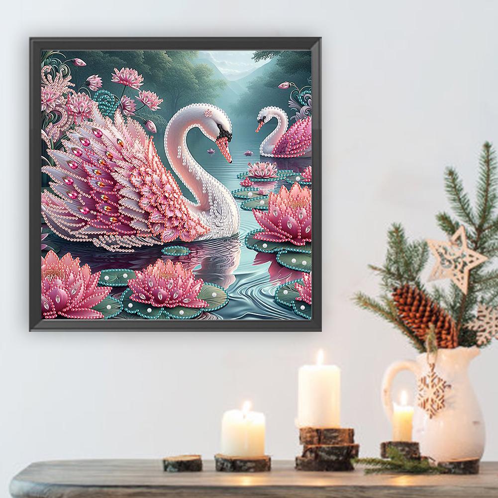 5D DIY Частичная Алмазная Живопись Набор Лебедь Украшение для Дома