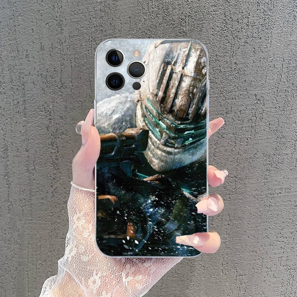 Хоррор-игра Dead Space Для iPhone 11 12 13 14 15 16 17 Pro Max Plus 13 Mini Силиконовый Мягкий Прозрачный Задник