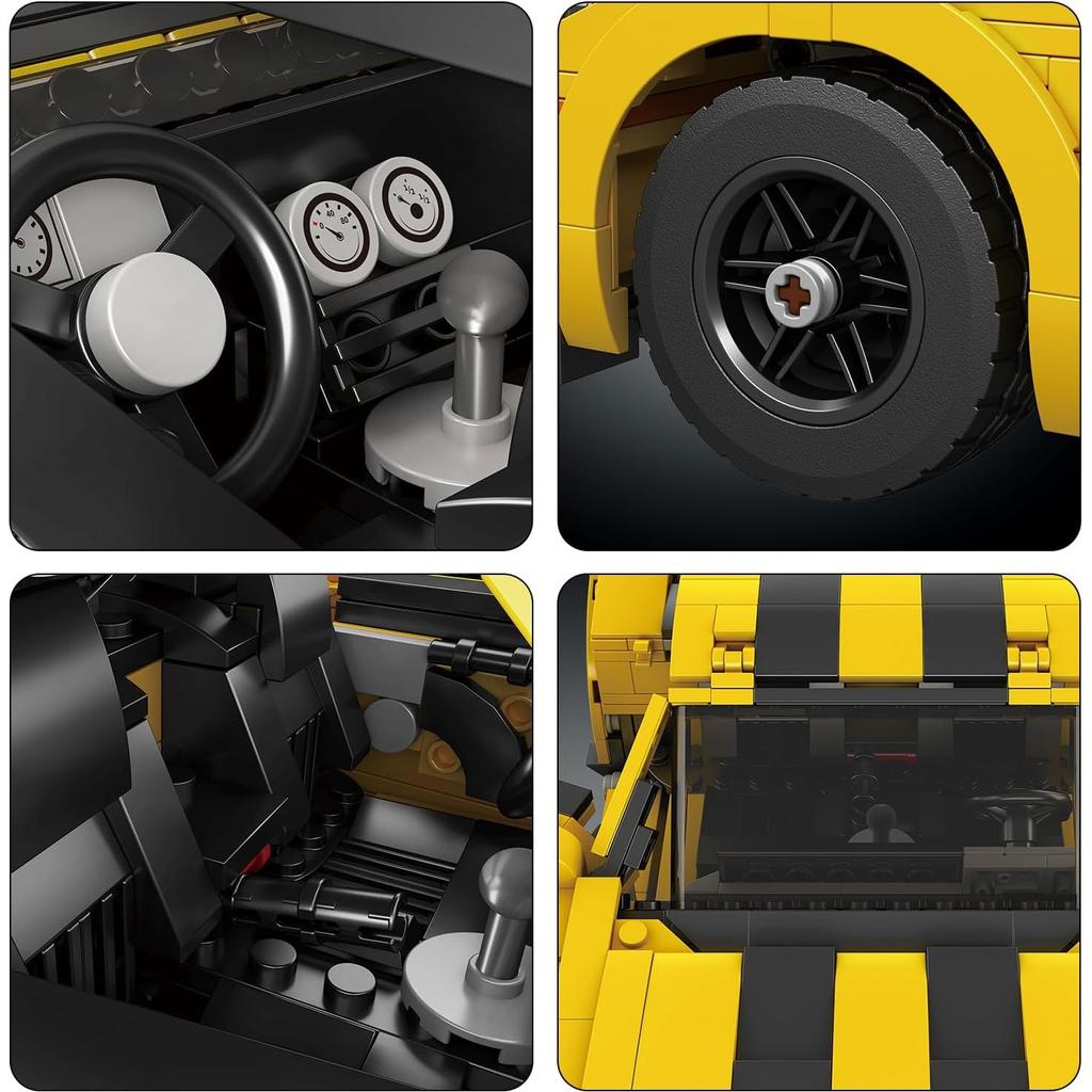 MOULD KING 10045/10046 Технический автомобиль MOC 82416 Countachs Speed ​​Super Car DIY Строительные блоки Игрушки Коллекция Подарки для детей