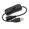 USB-удлинитель с переключателем Вкл/Выкл для управления питанием светодиодов