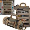 Duty Organizer Roll Tool Organizer with 3 Detachable Pouches Tool Roll Up Bag Roll Up Tool Bag