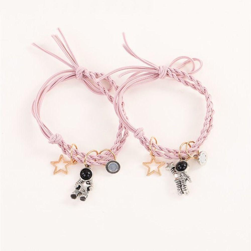 Магнитный браслет для притяжения астронавтов, браслет для пары, полые звезды, набор браслетов, подарок другу