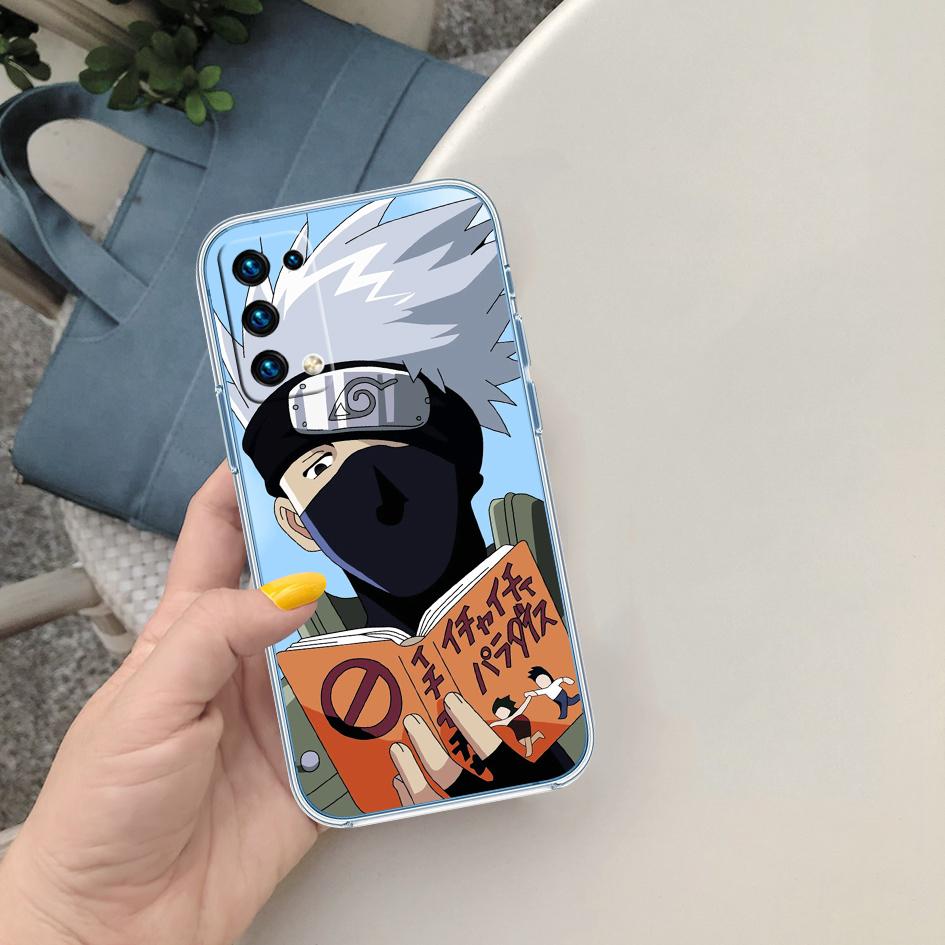 PP49 Naruto Kakashi Soft Shell Transparent Phone Case for Motorola Moto G7 G8 G9 G84 G85 G73 G24 G15 Z2 Play Power Plus
