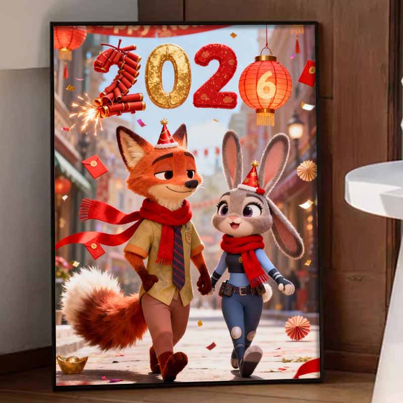Disney Алмазная мозаика полностью с бриллиантами 5D Зверополис Ник Уайлд Джуди Хопс Новогоднее алмазное искусство домашний декор креативные поделки