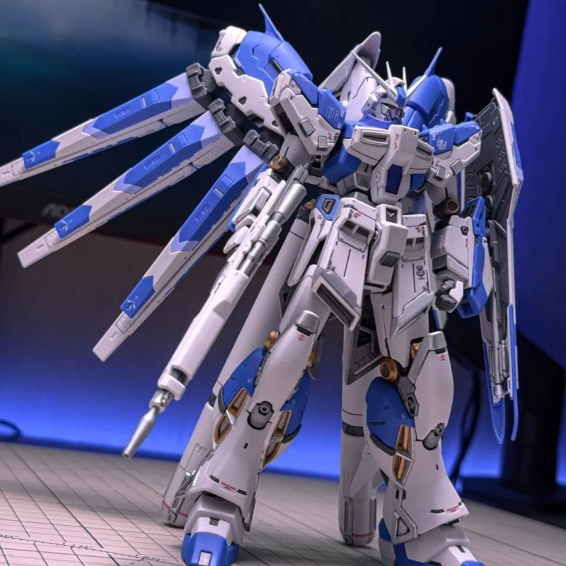 Rg 36 1 To 144 Hi Nu Rx 93 V2 Amuro Assembly Model Action Figure Desktop Decoration Boy Birthday Collection Gift