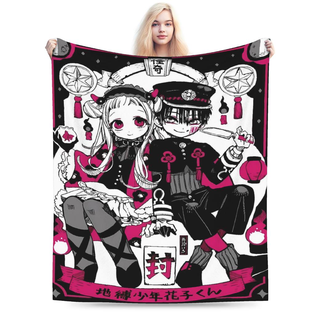 Аниме одеяло «Туалетный мальчик Ханако» Мягкие Теплые Плюшевые Покрывала для Постели Дивана Кресла Кровати Фланелевое Покрывало Покрывало для Кровати