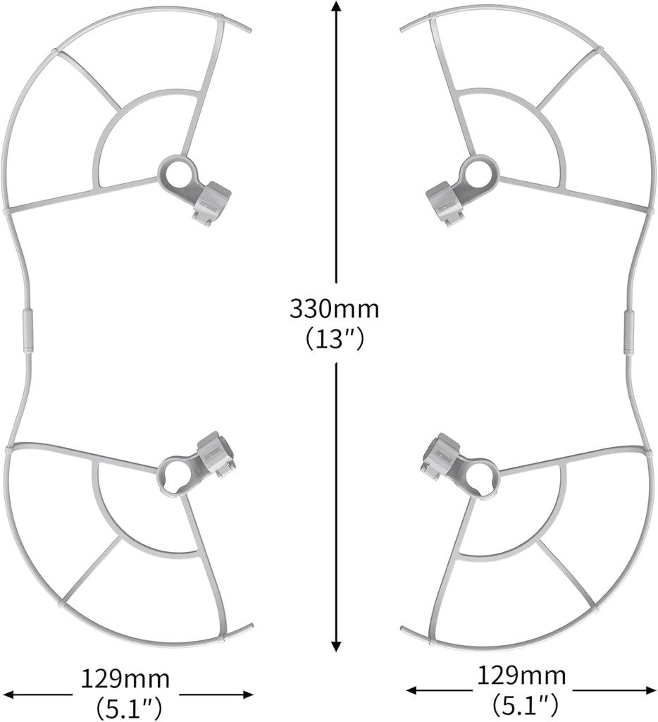 YOLOLIDA DJI Mini 3 Pro Защита пропеллеров Ультралегкая Съемная защита пропеллеров для DJI Mini 3 Pro Mini 3 Pro Защита пропеллеров