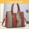 Stylish Size Large Color Block Tote Bag For Women Ideal For Casual Occasions
