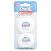 Oral-B, Essential Dental Floss Value Pack, мятный, 2 упаковки, 50 м (54,6 ярда) за упаковку