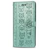 Кожаный флип-чехол с 3D собакой и кошкой для Samsung S20 S10 A10 A20 A30 A40 A50 A70 A80 M60 E Plus S20 Plus A51 A71, чехол для iPhone, Huawei, XiaoMi, кожаный чехол