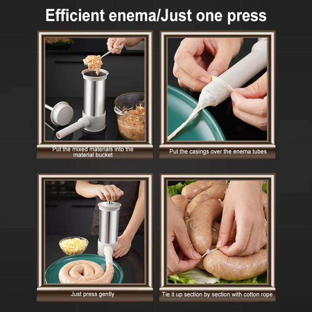 Manual Sausage Maker Press Type Meat Ball Mold Practical Sausage Stuffer  Restaurant