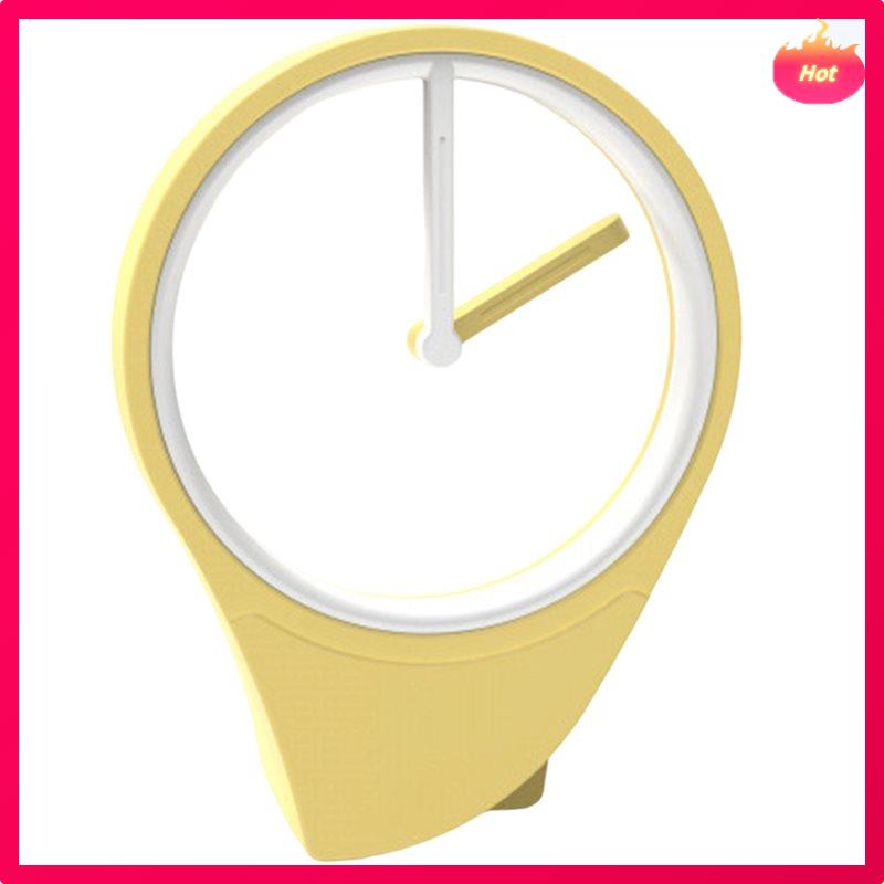 Floating No Dial Clock Minimalist Desktop Design Ornament Modern Aesthetic Home Decor For Office Living Room Gift