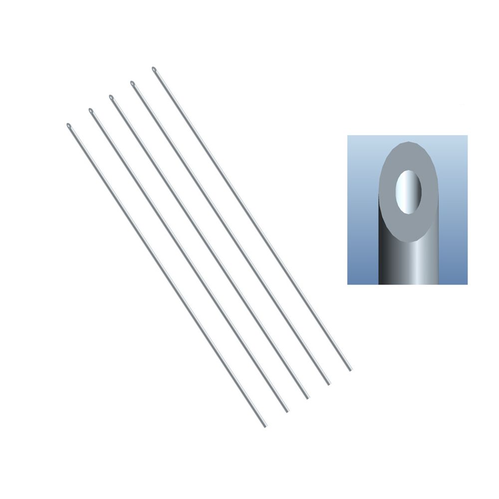 5Pcs Quick Worm Baiting Needle Driller Fishing Tools Pins Hollow Gas Needle Earthworm Hooking