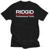 Черная футболка для мужчин летняя брендовая футболка RIDGID PROFESSIONAL TOOLS T-SHIRT модный принт футболки повседневный стиль футболка