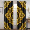 Древнеегипетская мифология винтажный узор занавеска рисунок фреска 2 панели подходит для гостиной спальни балкона кухни окна декор