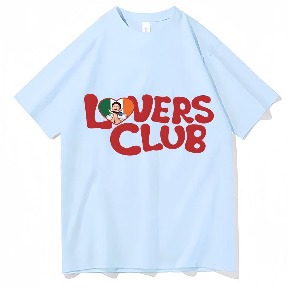 Oversized T Shirt Niall Horan Hello Lovers Club Summer Short Sleeve Tshirts Streetwear Hip Hop Graphic Tops Printing Teeshirt