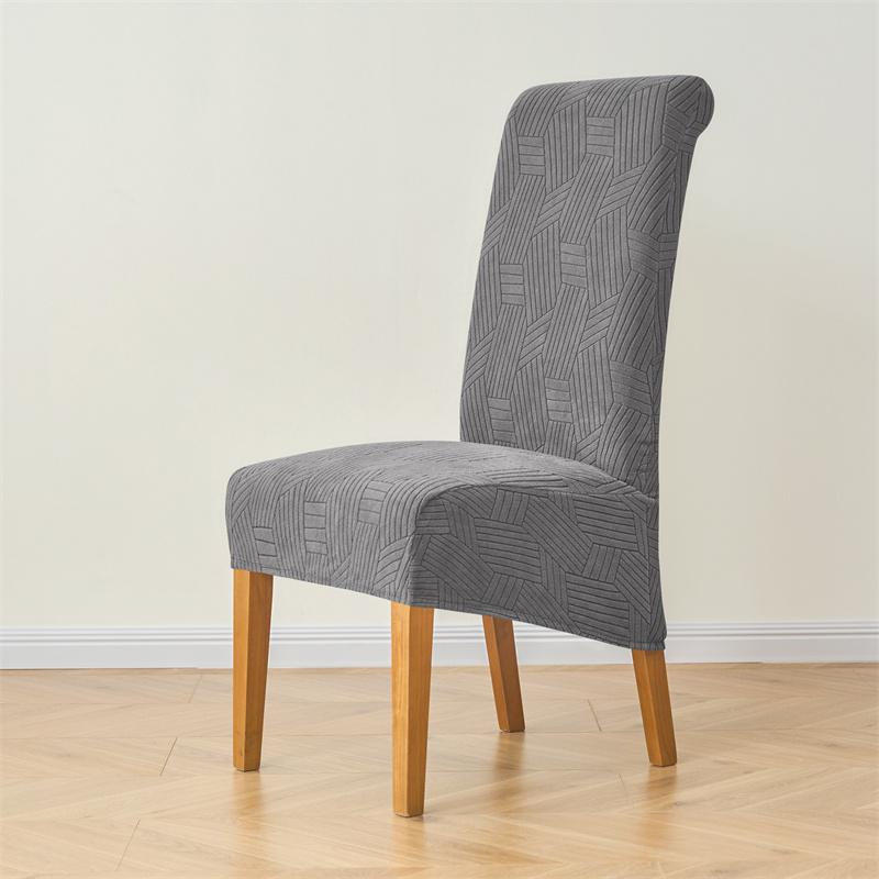 Nordic XL Dining Chair Cover Solid Washable Elastic Slipcover Removable Seat Case for Hotel Banquet Home