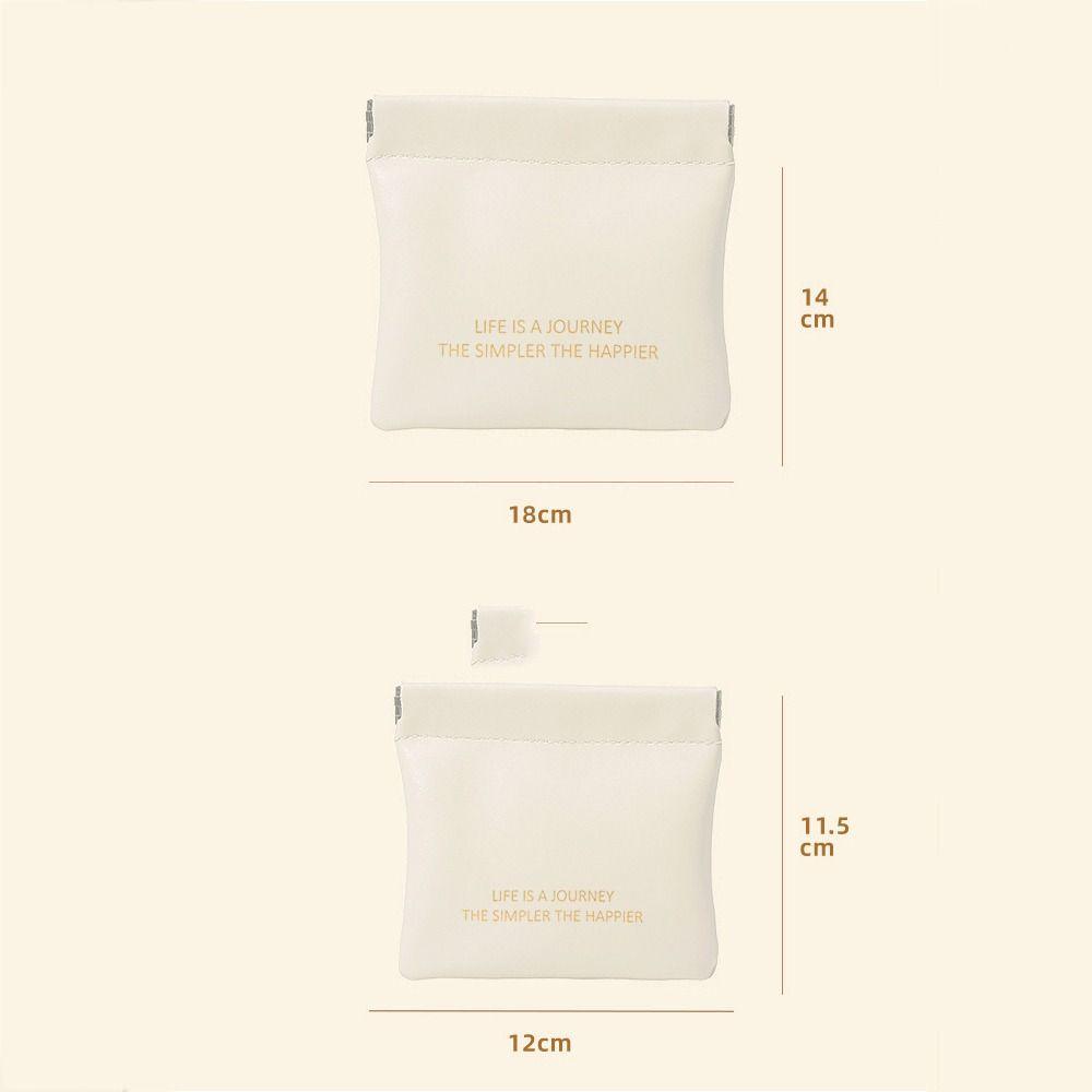 Coin Money Bags PU Coin Purse Leaf Spring Bag Lipstick Cosmetic Bag Women Change Storage Bag