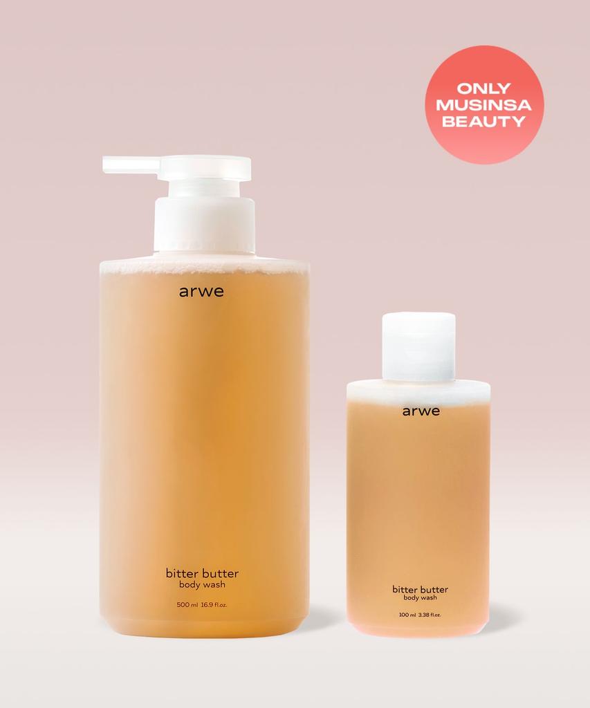 Bitter Butter Mild Acidic Body Wash 500ml + Free 100ml Travel Size