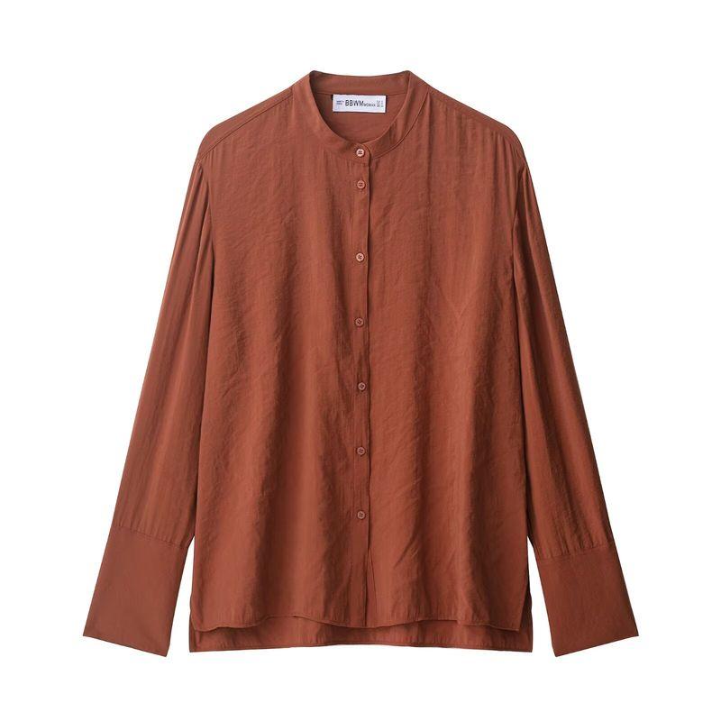 Kaslead New Women clothes Western Style Fashion Simple Drape Shirts Trousers 4437251 4437244