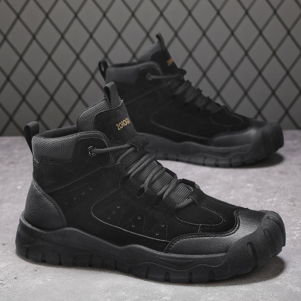 TUINANLE Мужские походные ботинки для активного отдыха, кемпинга, альпинизма, треккинговые кроссовки для мужчин, повседневные ботинки с высоким берцем