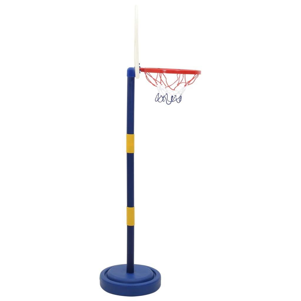 Adjustable Basketball Hoop with Stand Ball & Pump 90 121 cm