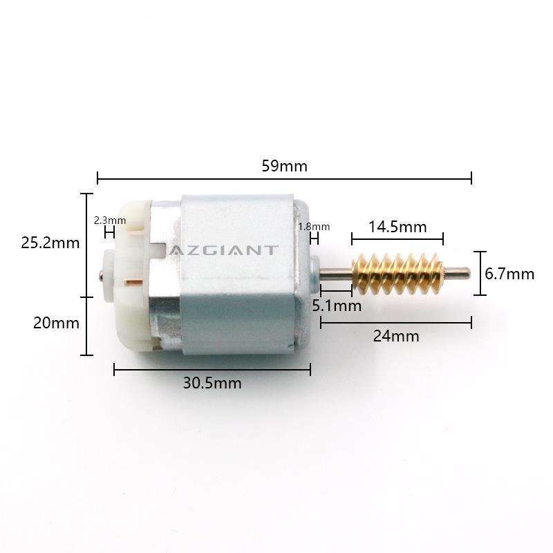 AZGIANT car for 2016- Honda Civic MK10 12V Steering Lock Actuator 11200RPM carbon brush motor auto kit