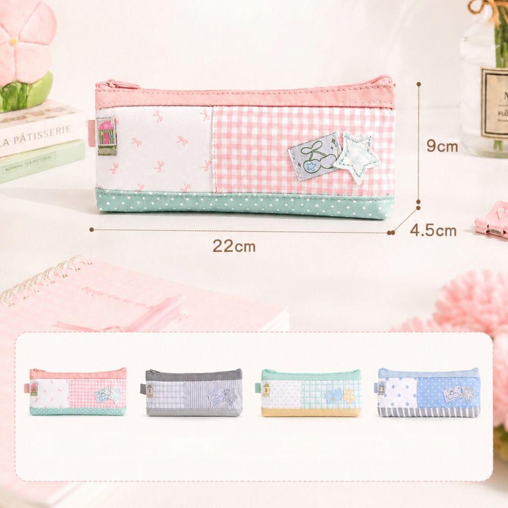 Large Capacity Pencil Storage Case Zipper Closure Cosmetic Organizer Lipstick Case School Supplies