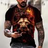 3D Digital Printing Pattern Short Sleeve Men's and Women's Casual Street T-shirt