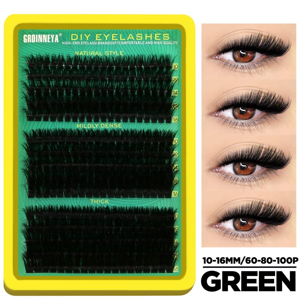 Natural Look 3D Faux Mink Lash Wispy Style DIY Lash Extension Kit Makeup Enhancement