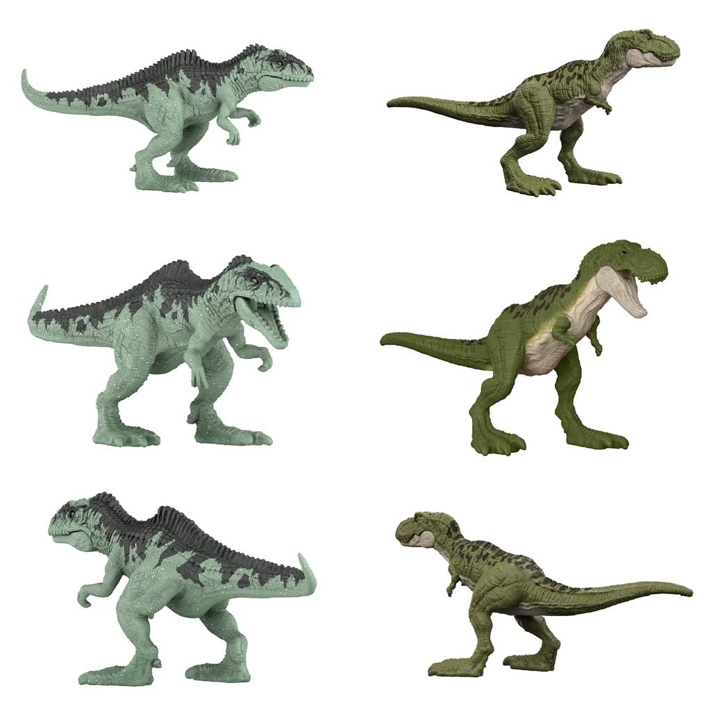 Mattel JURASSIC WORLD New Ruler Mini Figure Box Assortment 2nd Edition Mini Figure Blind Box 24 Pieces BOX Dinosaur Toy Years Old and [Распродажа динозавров]