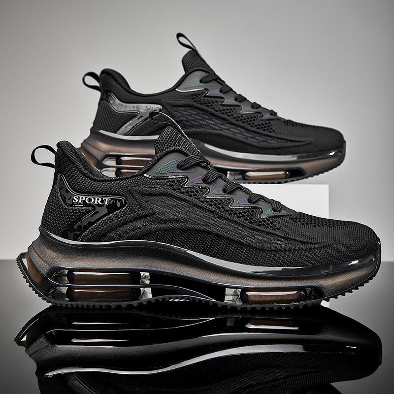 Мужские спортивные кроссовки с мягкой стелькой и низким верхом, сетчатый верх, для пеших прогулок и треккинга, легкие, дизайнерские, на распродаже, легкие мужские повседневные кроссовки