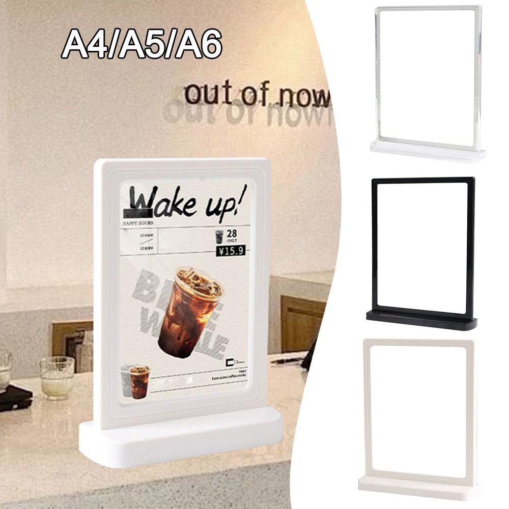 A4 A5 A6 Wine Catalog Menu Display Stand Acrylic Panel Table Card Sign Holder