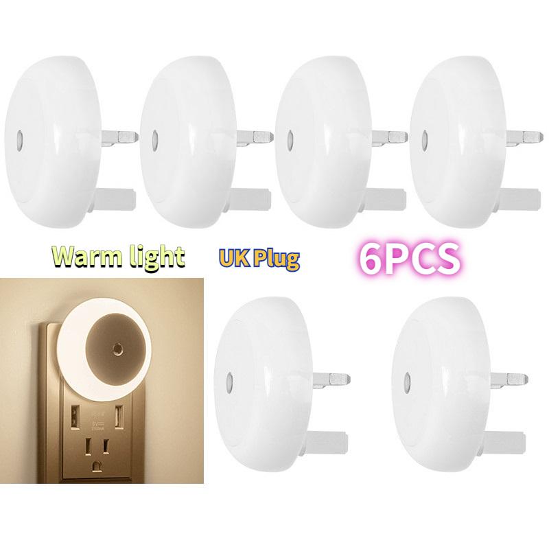 Intelligent Light Control Induction Light, Small Night Light, White Light, Blue Light, Red Light, Warm Light, Amber Light, Smart Home