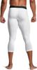 Tesla Length Sports Tights Capri Compression Running Gym Training JPB2 Men's 3/4 [UV Protection, Sweat-Wicking, Quick-Drying] Tights, Leggings,