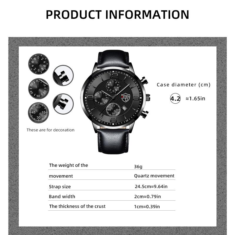 Роскошные модные мужские часы мужские деловые кожаные кварцевые наручные часы мужские спортивные часы-браслет календарь дата часы