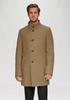 s.Oliver Coat Made of a Wool Blend with a Fixed Quilted Insert (2149194) Brown