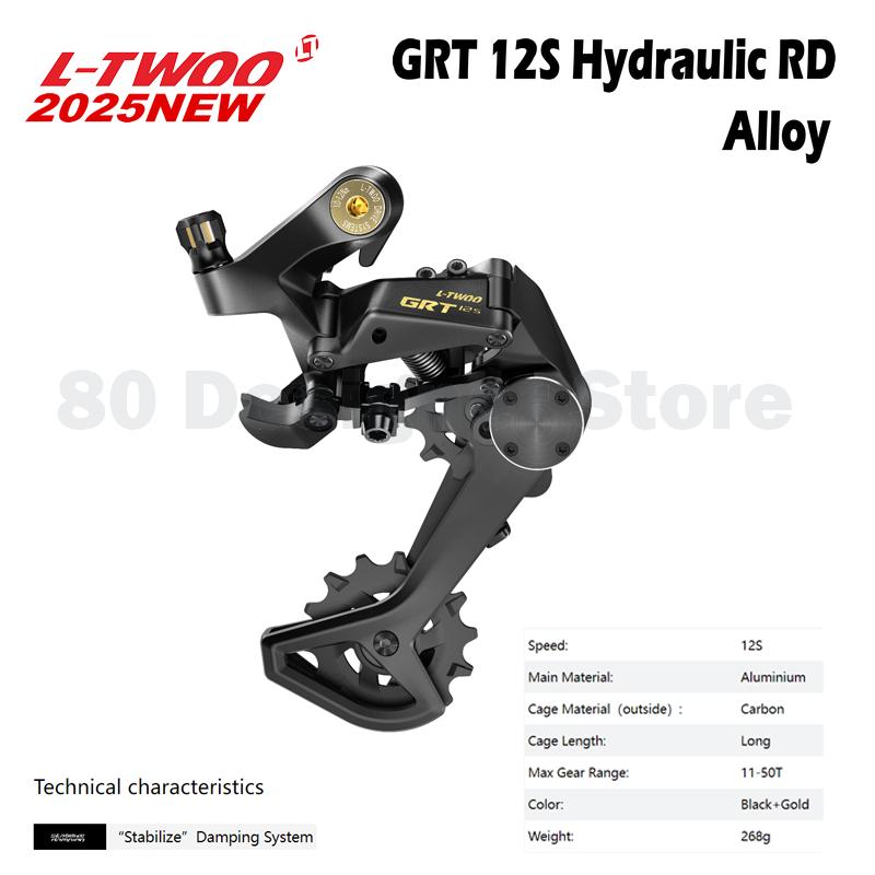 LTWOO Hydraulic 12s GRT 1X12 Speed Gravel Bike GRT Carbon Fibre Rear Derailleur GRT 1x12S, GRT 12S Alloy Rear Derailleur
