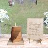Wedding Guest Book Ornament Guestbook with Stand Essentials Fashion Stuff Wood