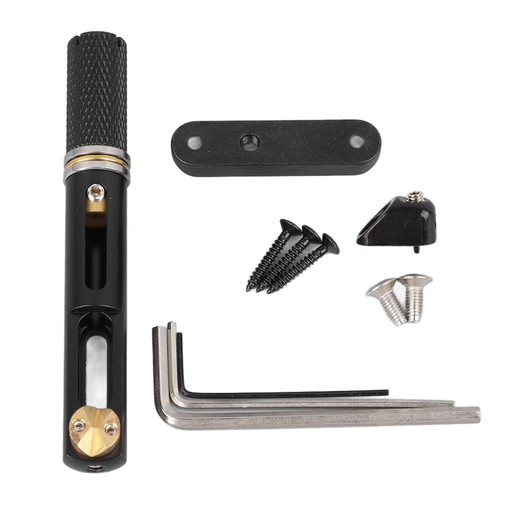 Individual Bridge Metal Single String Saddle Tailpiece Headless Fanned Fan Bridge for Guitar Bass