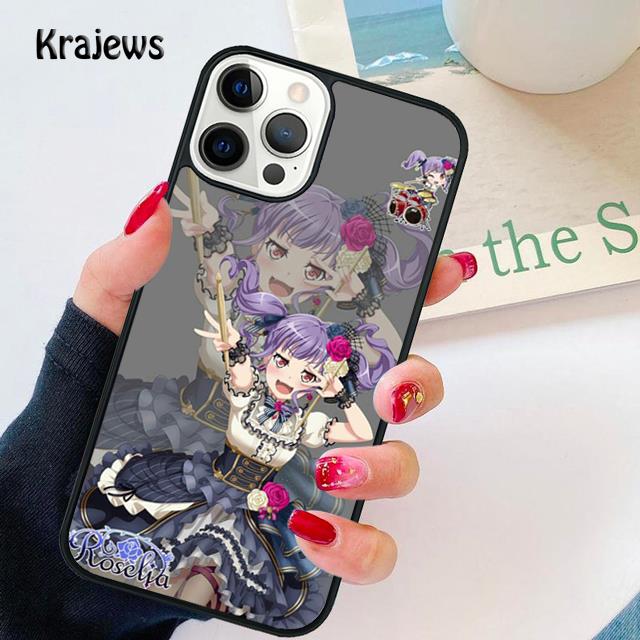 Мягкий чехол для телефона BanG Dream с аниме для iPhone 14 XR X XS Max 5S 6S 7 8 Plus SE 2020 11 12 13 Pro Max, мини-чехол для телефона