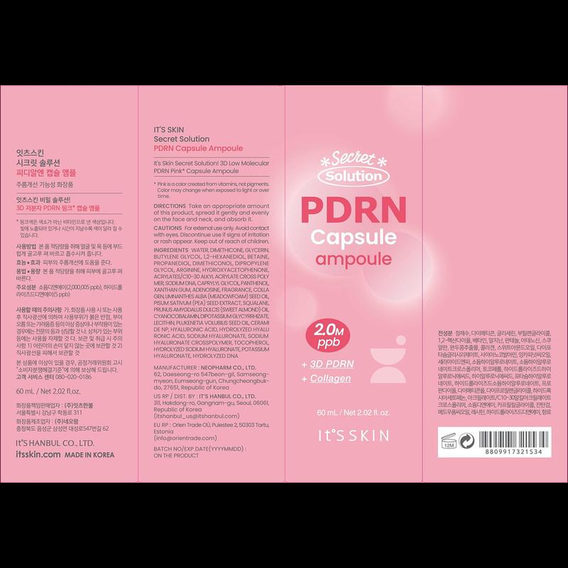 It's Skin Секретный раствор PDRN капсульная ампула, 60 мл, 1 шт.