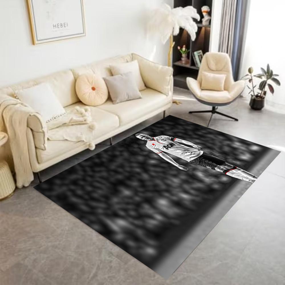 Sports Team Celebration Floor Rug Office Rug Suitable for Entryway Hallway Kitchen Living Rooms Antislip Carpet Decorate Offices
