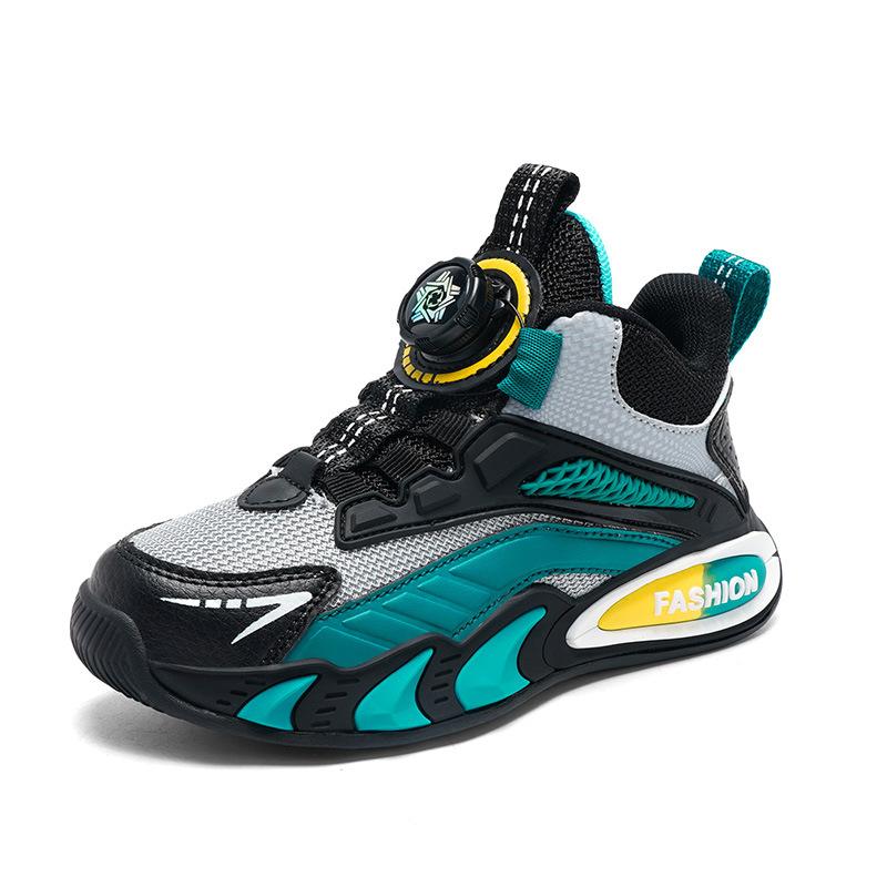 Classmate's New Leather Surface Breathable Children's Sports Shoes Boys' Shoes Spring and Autumn Middle School Children's Girls' Casual Running Shoes