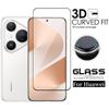 Стекло Full Cover для Huawei Pura 80 Pro Защитное стекло для экрана Huawei Pura 80 Pro+ Закаленное стекло 3D Защитная пленка для телефона Pura 80 Pro