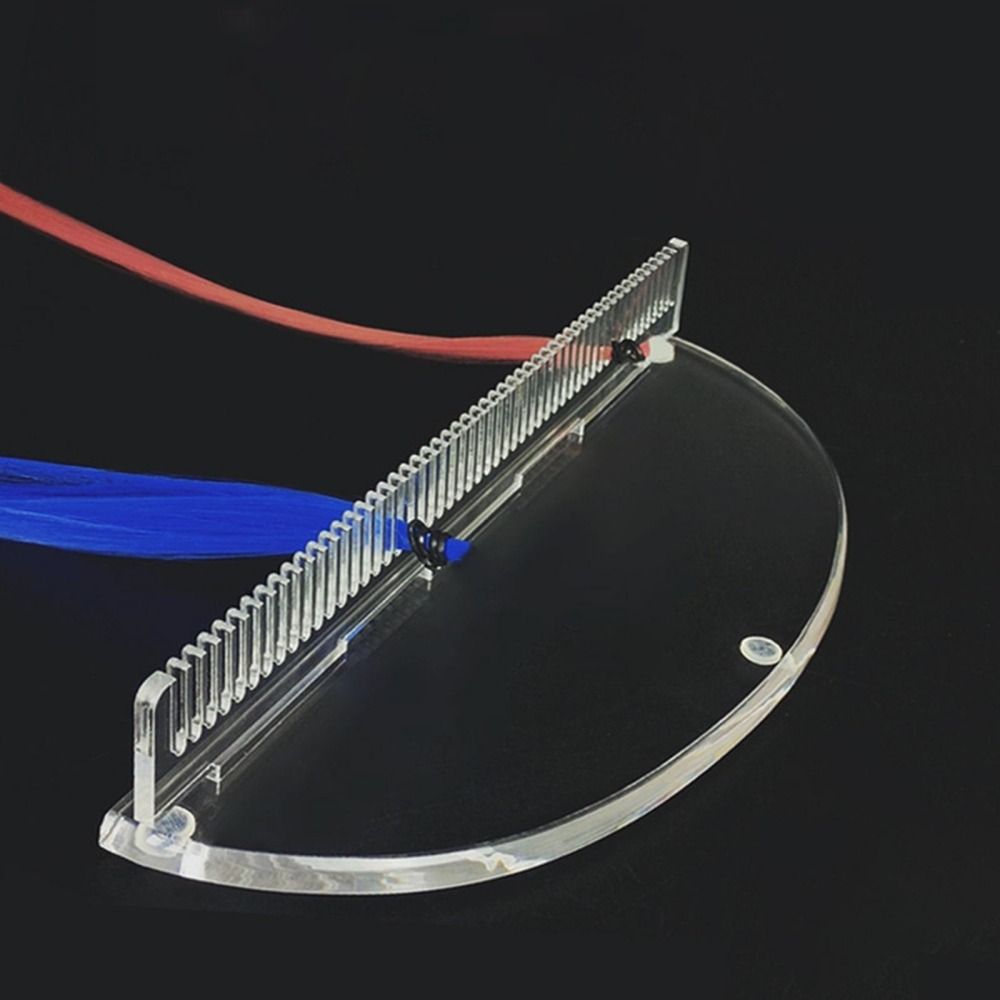 Acrylic Hair Extensions Holder Easy To Install Hair Hanger Extension Display Hair Styling Process