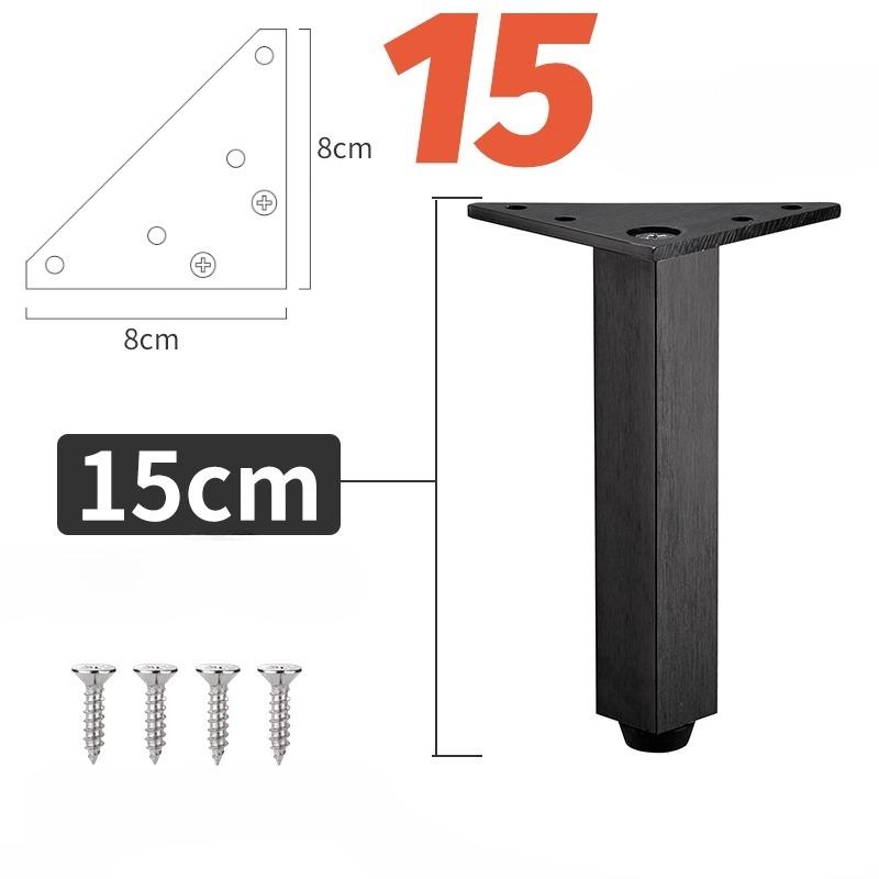 4PCS Hardware Feet Accessories Adjustable Furniture Legs Metal Supporting Foot for Coffee Table Cabinet Chair Sofa Bed Furniture