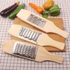 Многофункциональная терка для редиса и картофеля из нержавеющей стали с сосновой доской