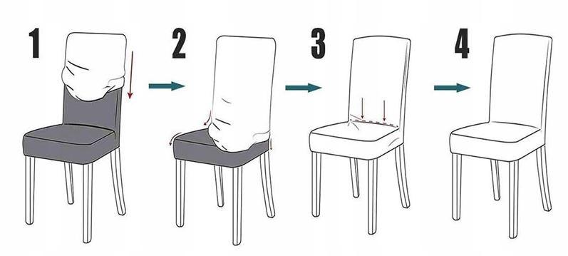 Cover For Chair Narrow Backrest Velvet Plush Thick Light Gray